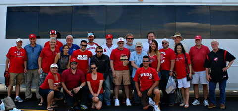 DEC and friends take in a Reds game