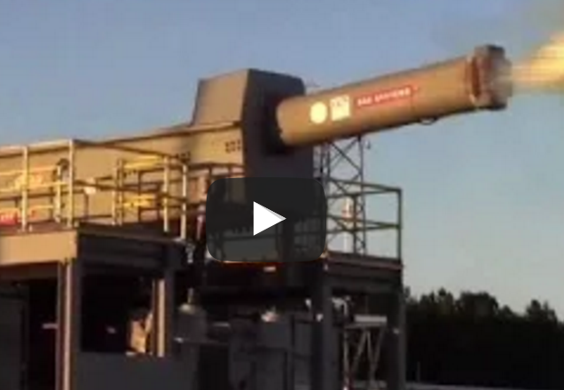 Navy Railgun Ramps Up in Test Shots